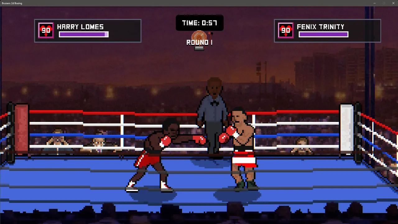 Bruisers 2D Boxing - captura de pantalla
