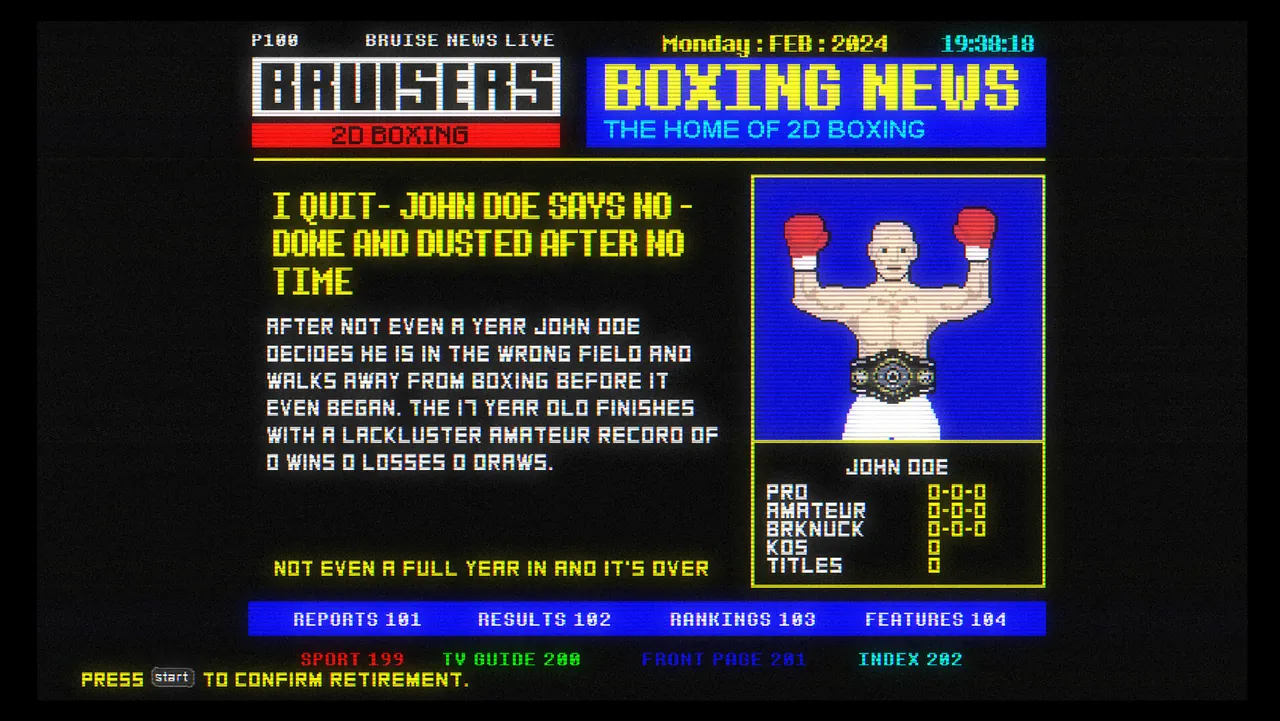 Bruisers 2D Boxing - captura de pantalla