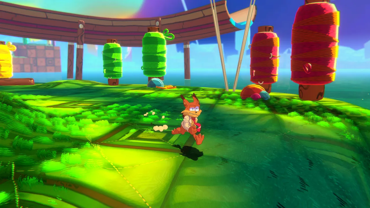 Bubsy 4D - captura de pantalla