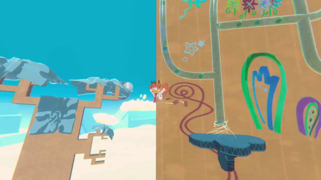 Bubsy 4D - captura de pantalla