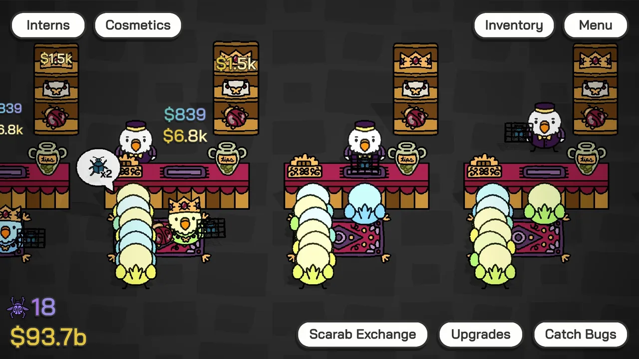 Budgie's Bug Shop - captura de pantalla
