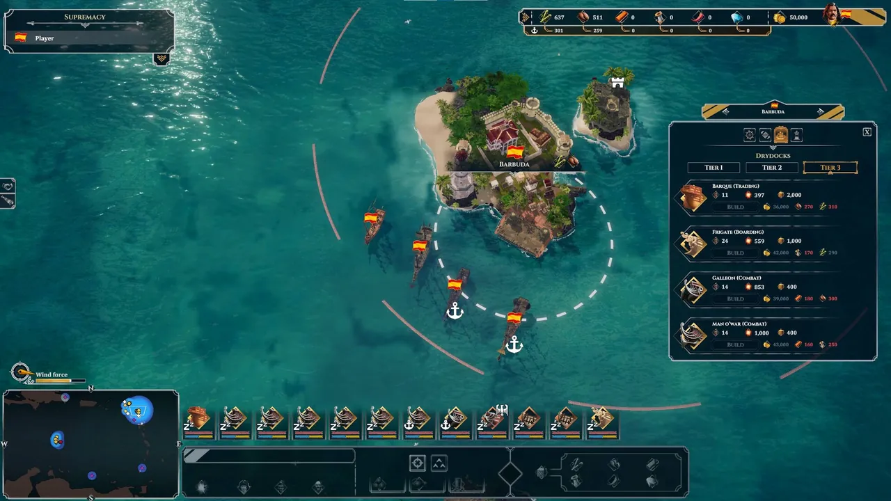 Corsairs - Battle of the Caribbean - captura de pantalla