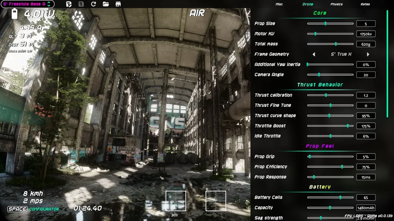 FPV Labs - Drone Simulator - captura de pantalla
