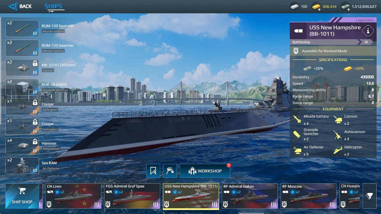 Modern Warships - captura de pantalla