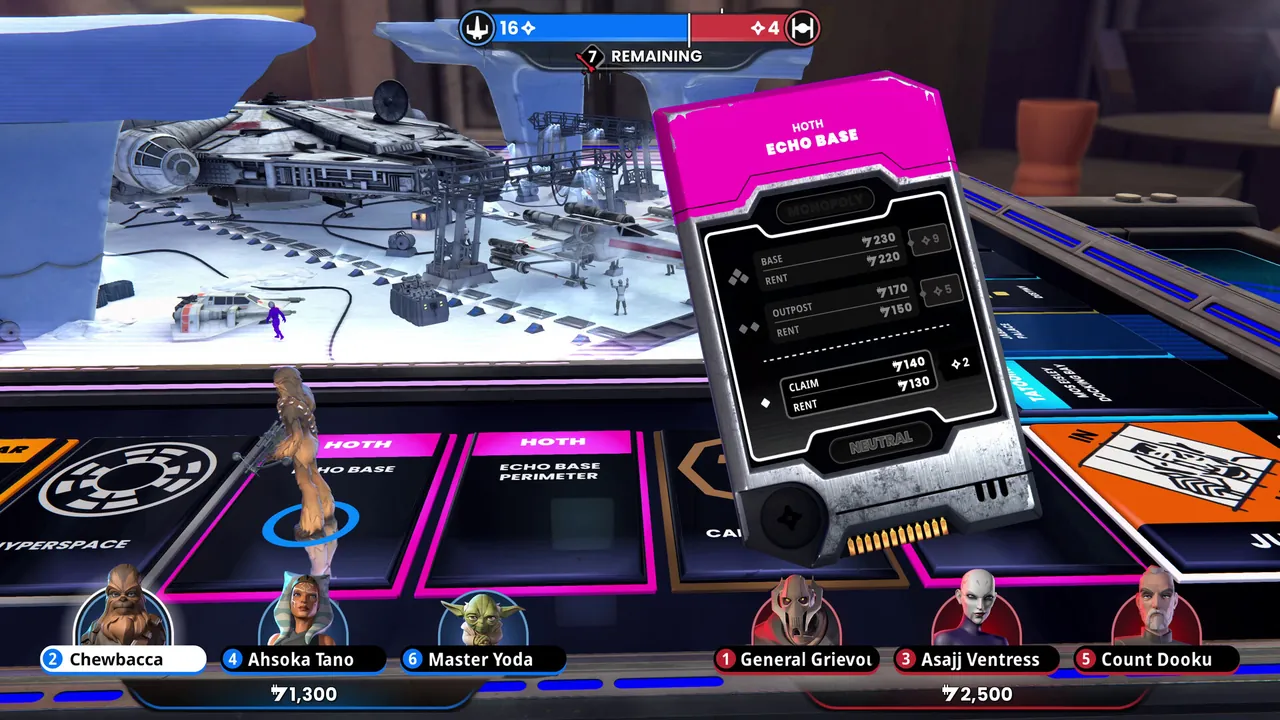 Monopoly: Star Wars Heroes vs. Villains - captura de pantalla