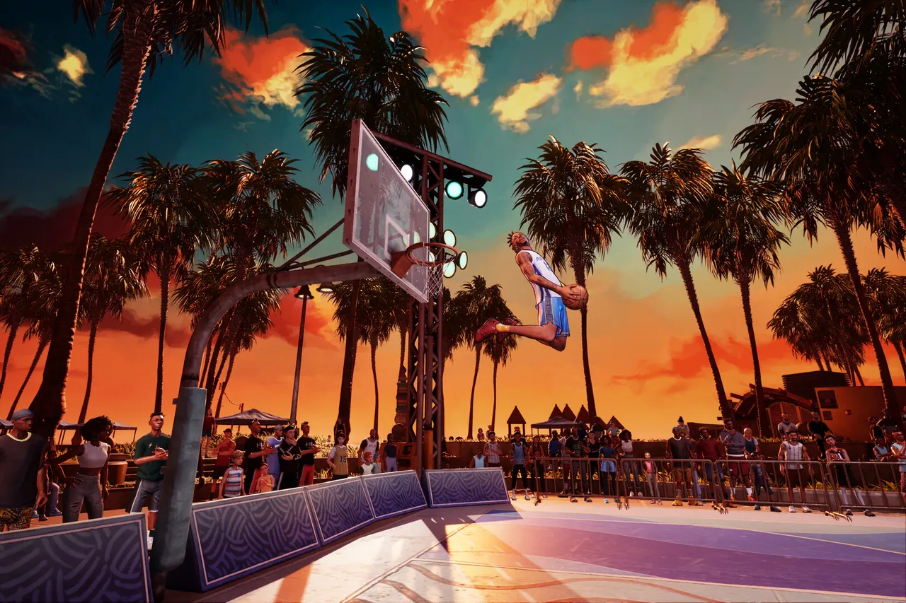 NBA THE RUN - captura de pantalla