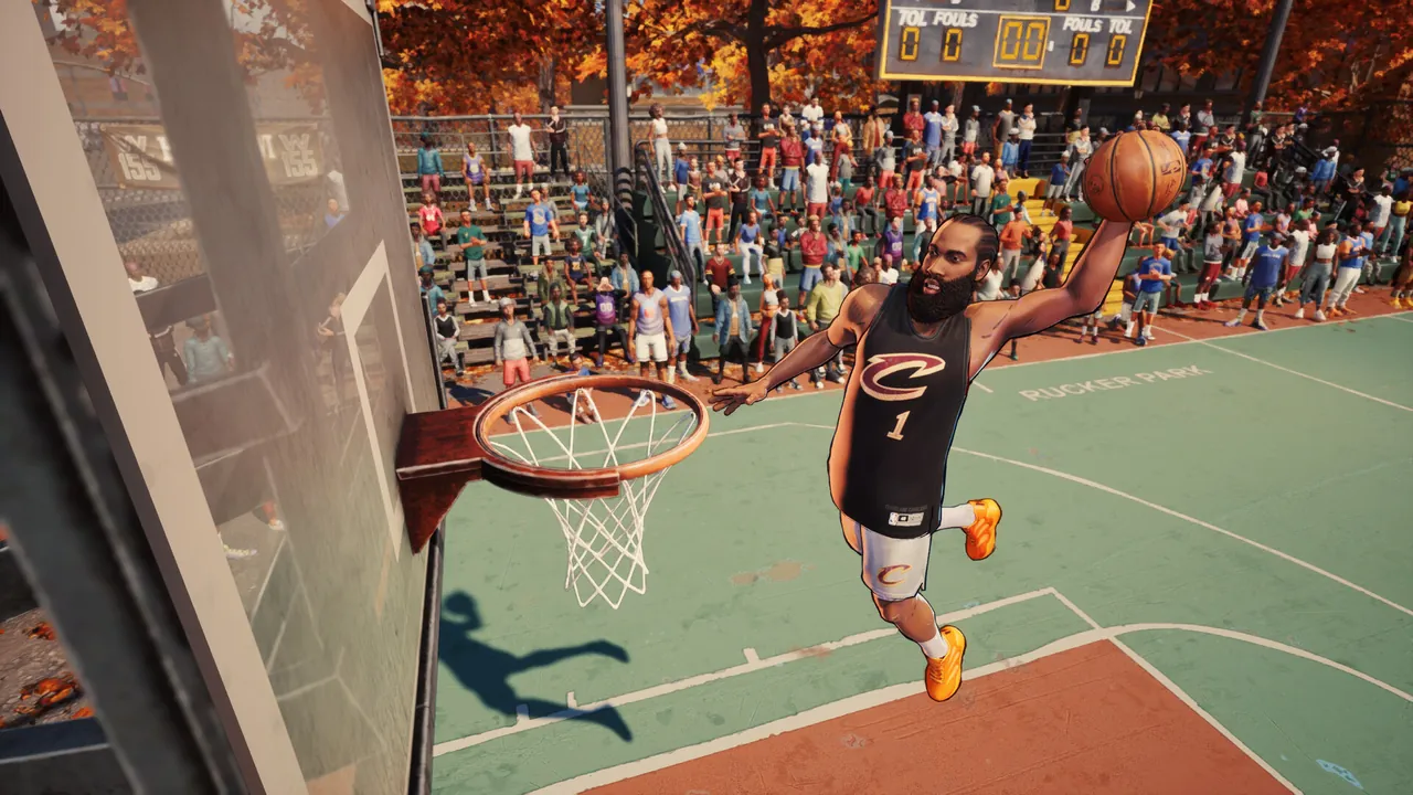 NBA THE RUN - captura de pantalla