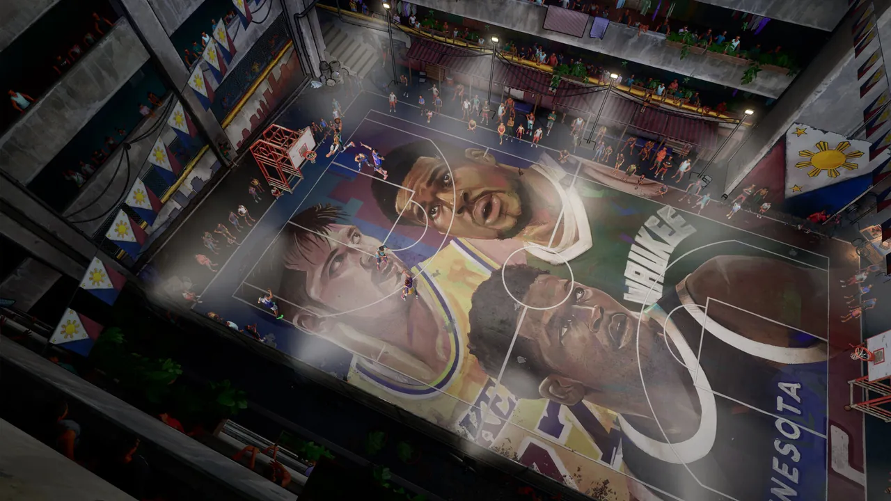 NBA THE RUN - captura de pantalla