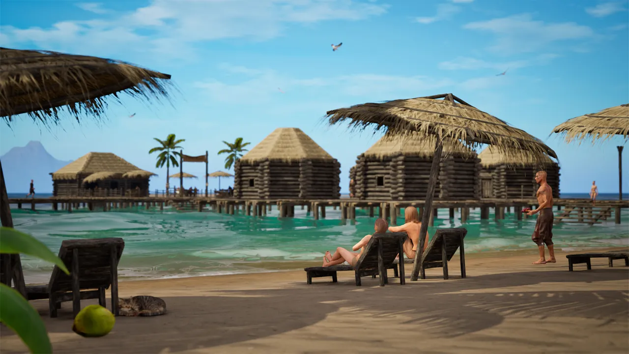 Resort Island Simulator - captura de pantalla
