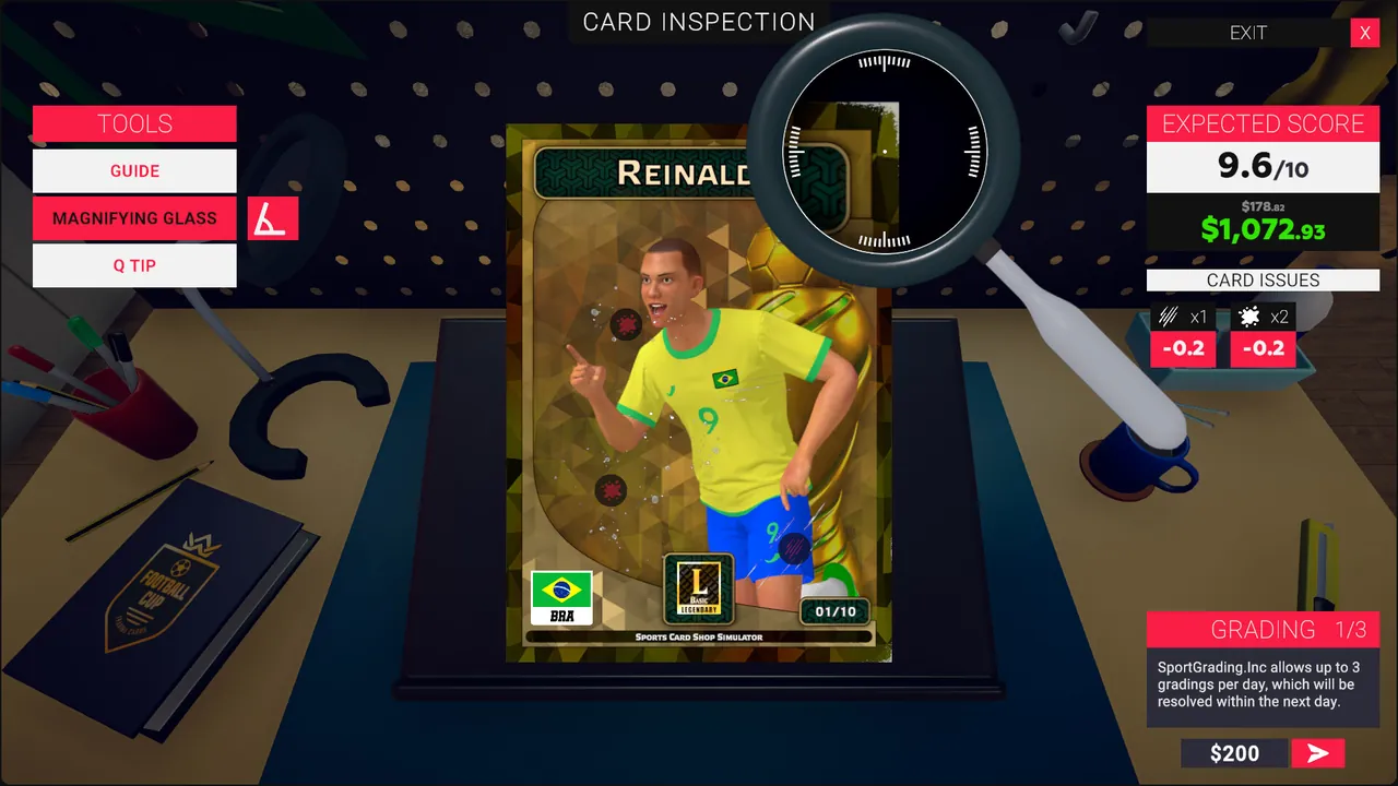 Sports Card Shop Simulator - captura de pantalla