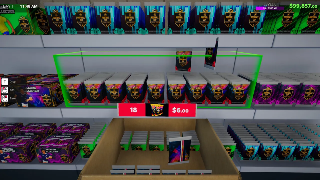 Sports Card Shop Simulator - captura de pantalla