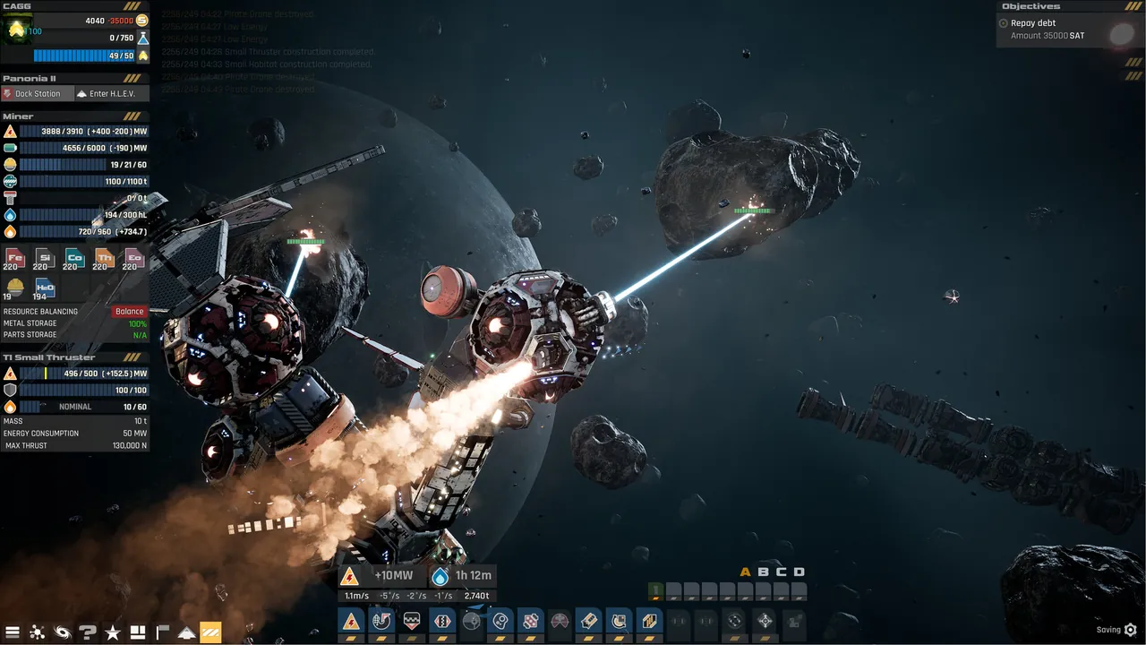 Starminer - captura de pantalla