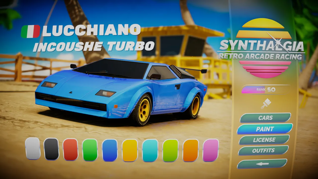 SYNTHALGIA: Carreras De Arcade Retro - captura de pantalla