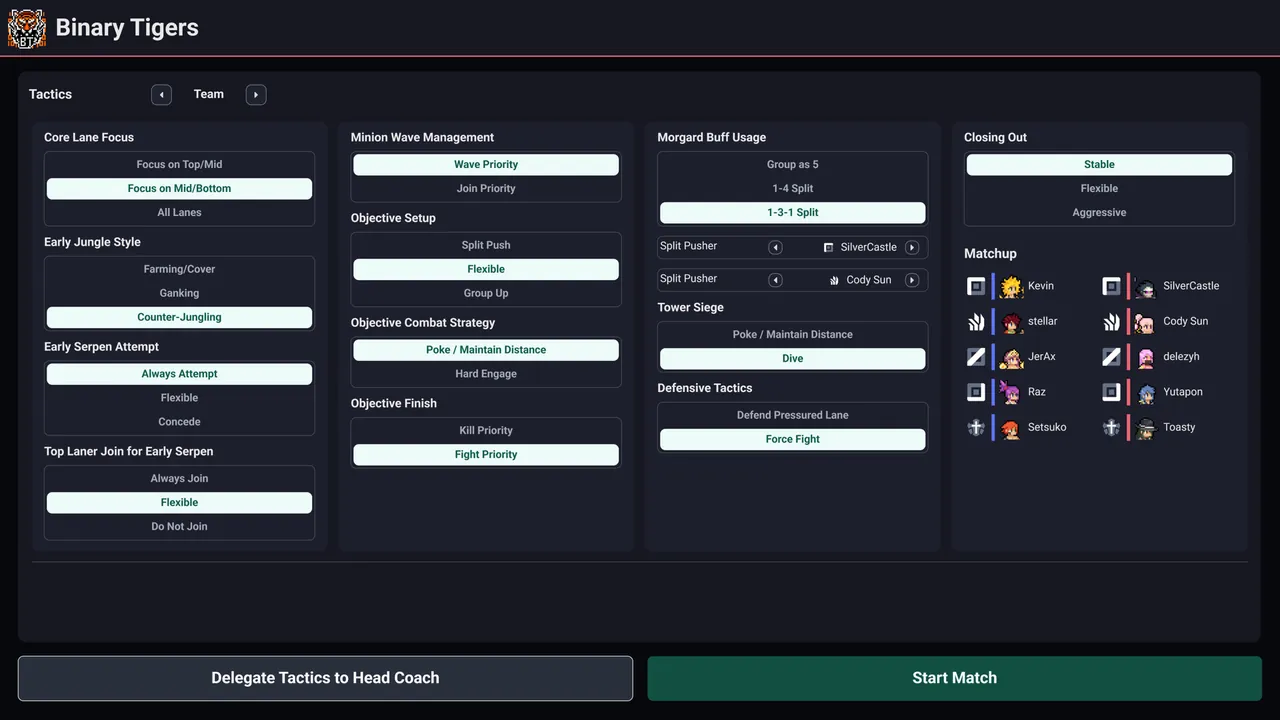 Teamfight Manager 2 - captura de pantalla