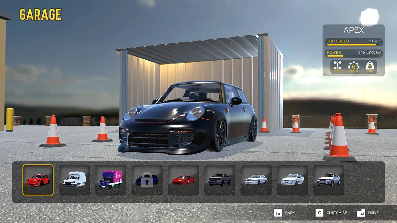 Virtual Driving School - captura de pantalla