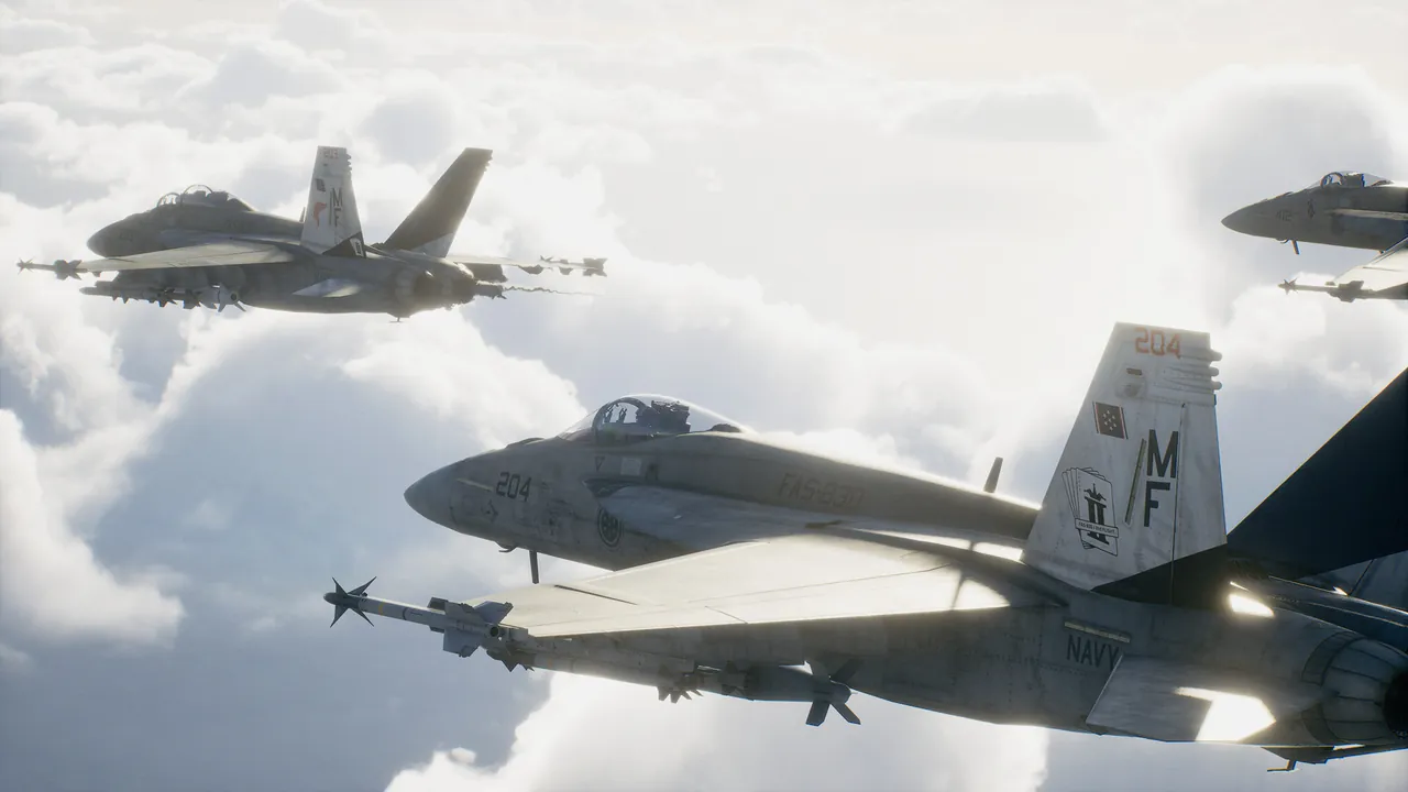 ACE COMBAT 8: WINGS OF THEVE - captura de pantalla