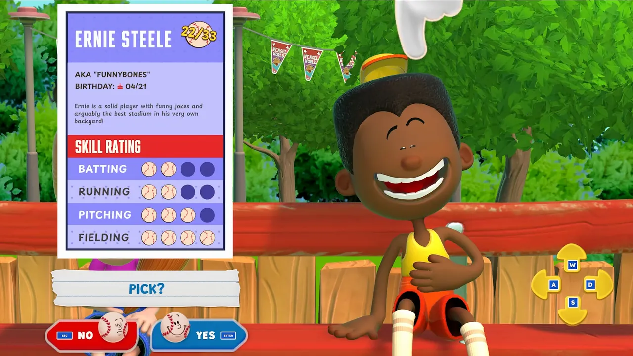 Backyard Baseball - captura de pantalla