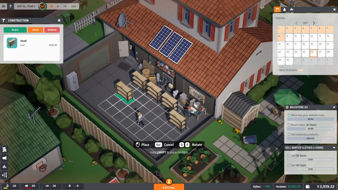 E-Shop Tycoon - captura de pantalla