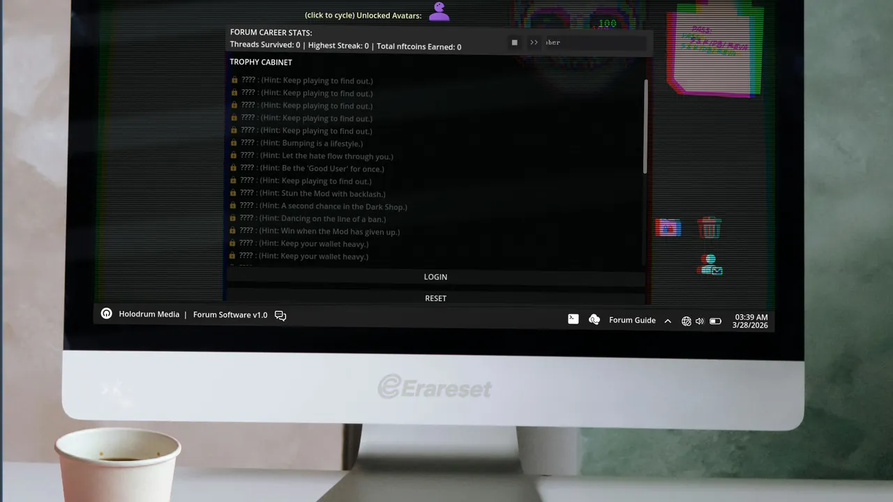 Erareset: Rogue Forum - captura de pantalla