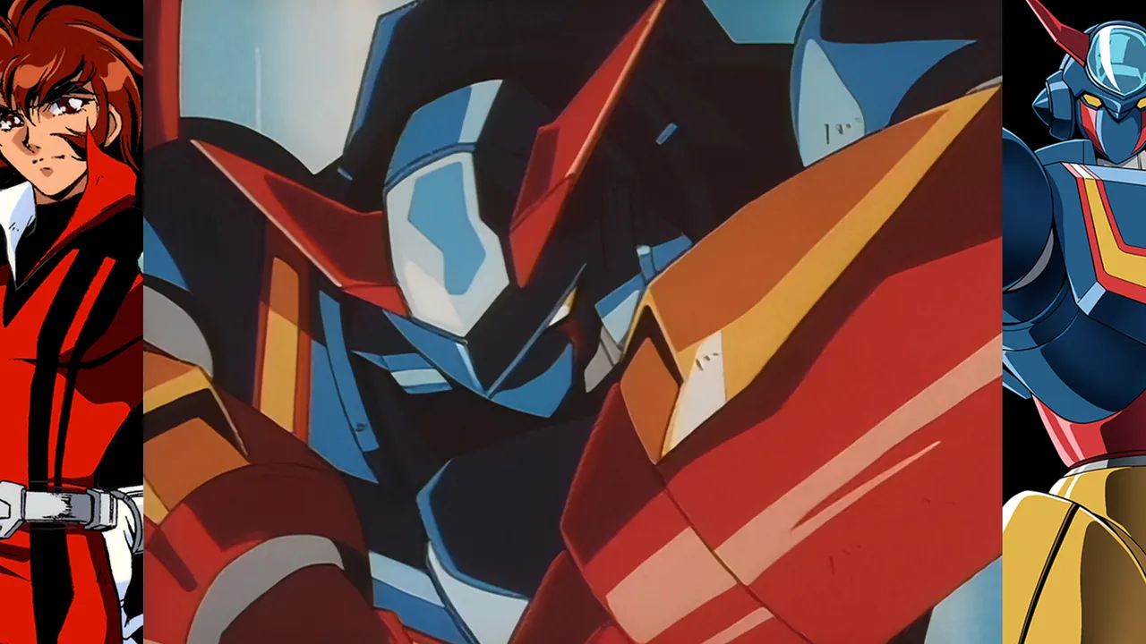 Geppy-X, anime de robots setentero - captura de pantalla