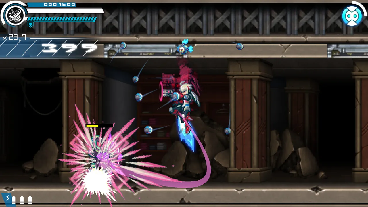 Gunvolt Chronicles: Luminous Avenger iX 1+2 Dual Collection - captura de pantalla