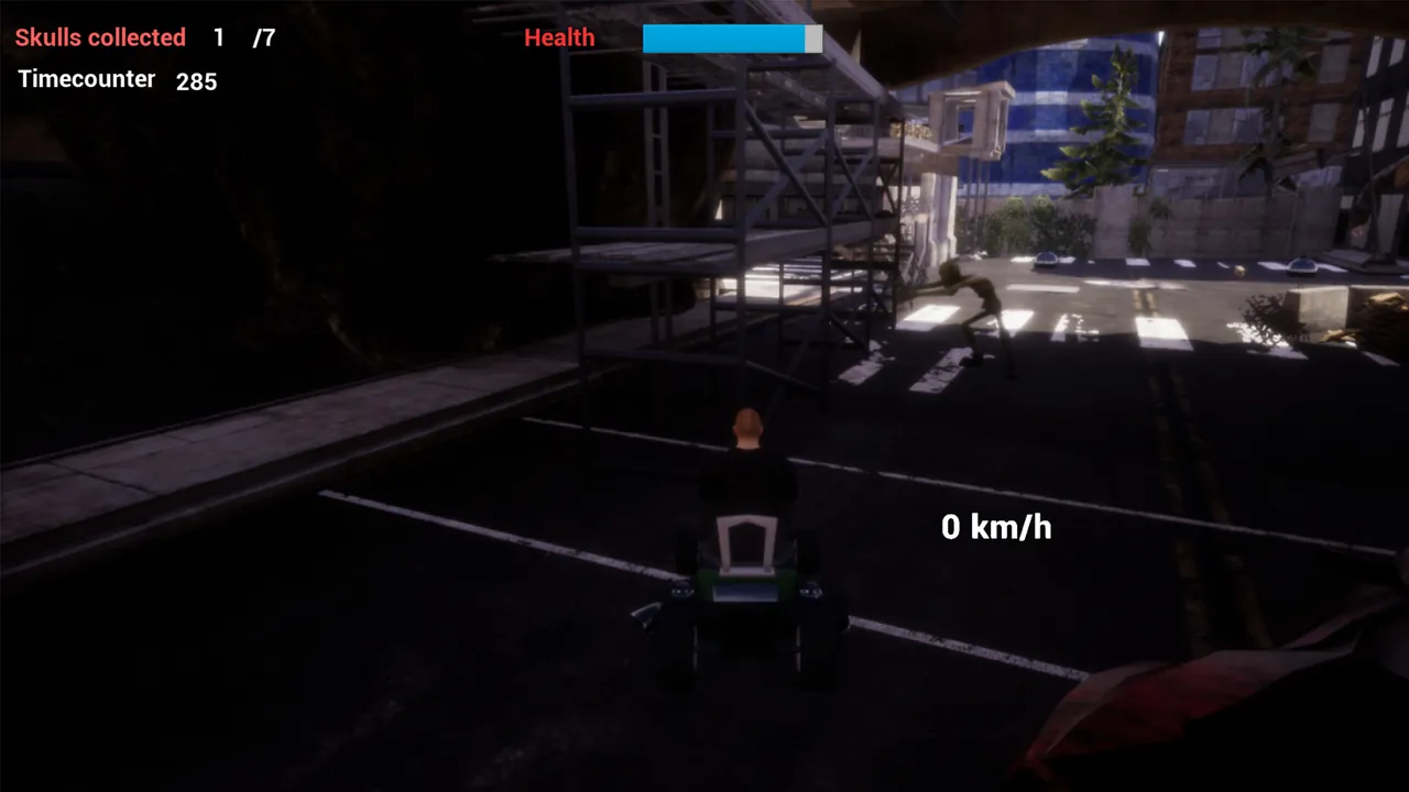 Lawnmower Game Horrorland - captura de pantalla
