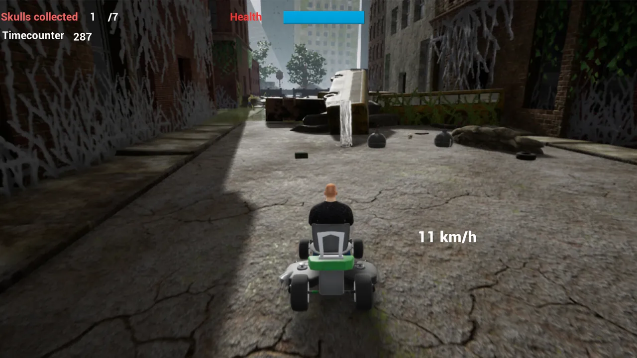 Lawnmower Game Horrorland - captura de pantalla