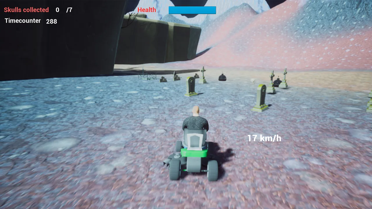 Lawnmower Game Horrorland - captura de pantalla