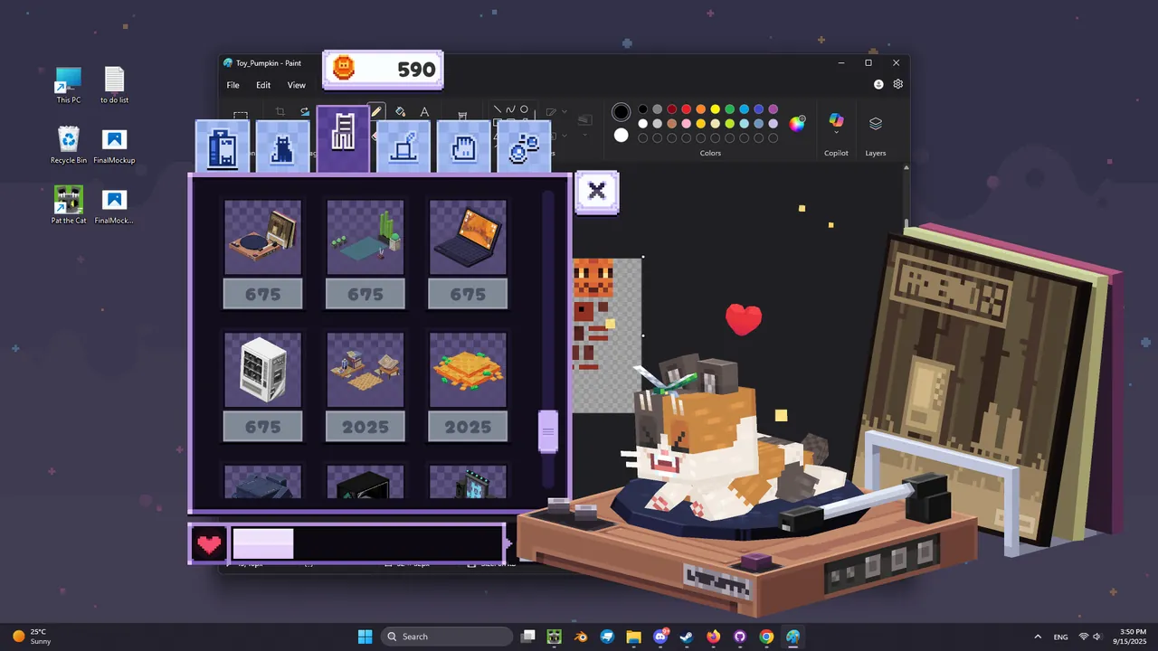 Pat the Cat - captura de pantalla