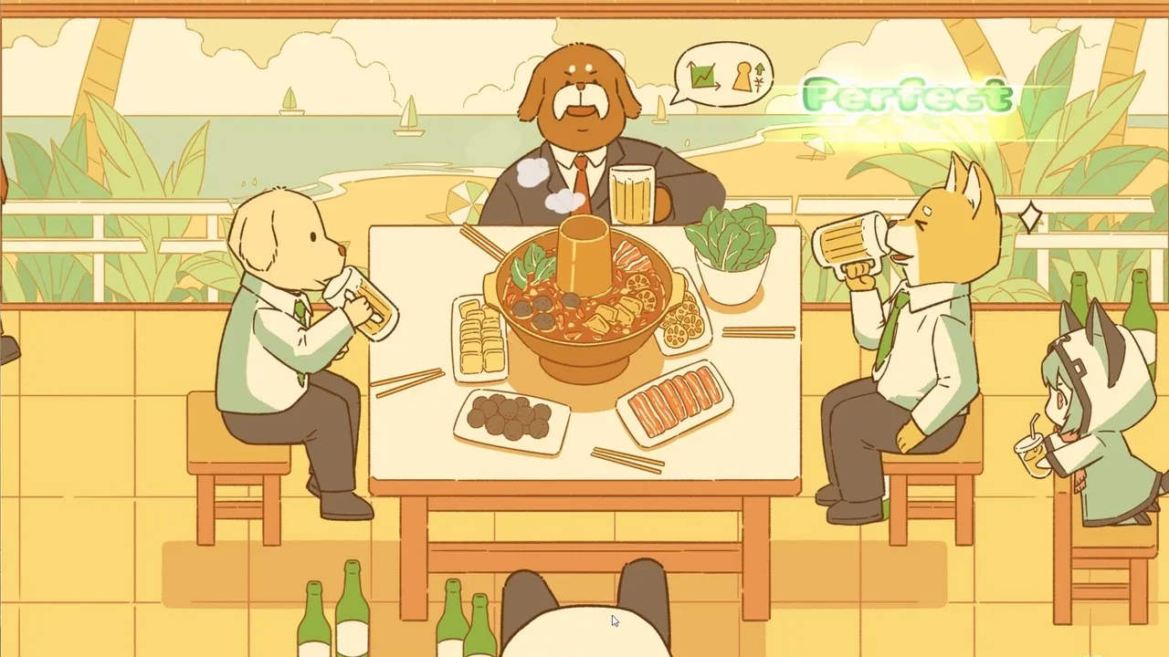 Rhythm Animal Café - captura de pantalla