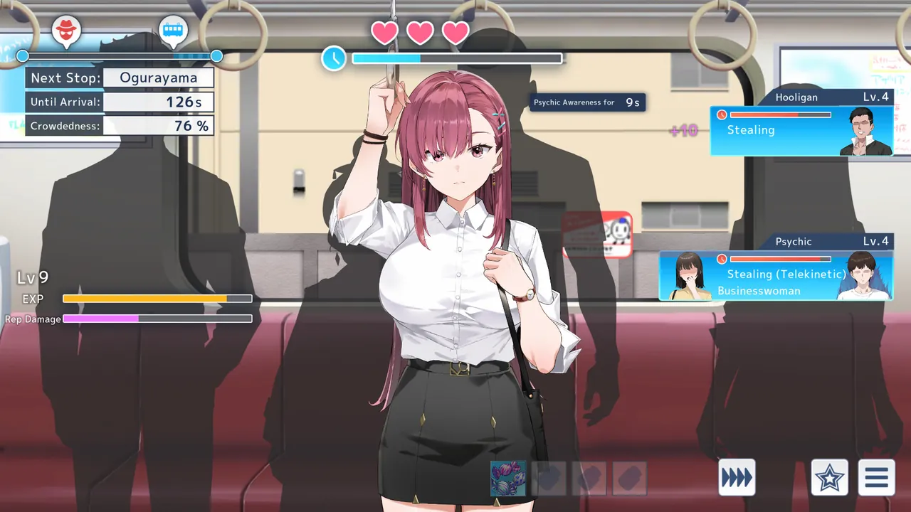 Rina's Undercover Train Operation - captura de pantalla