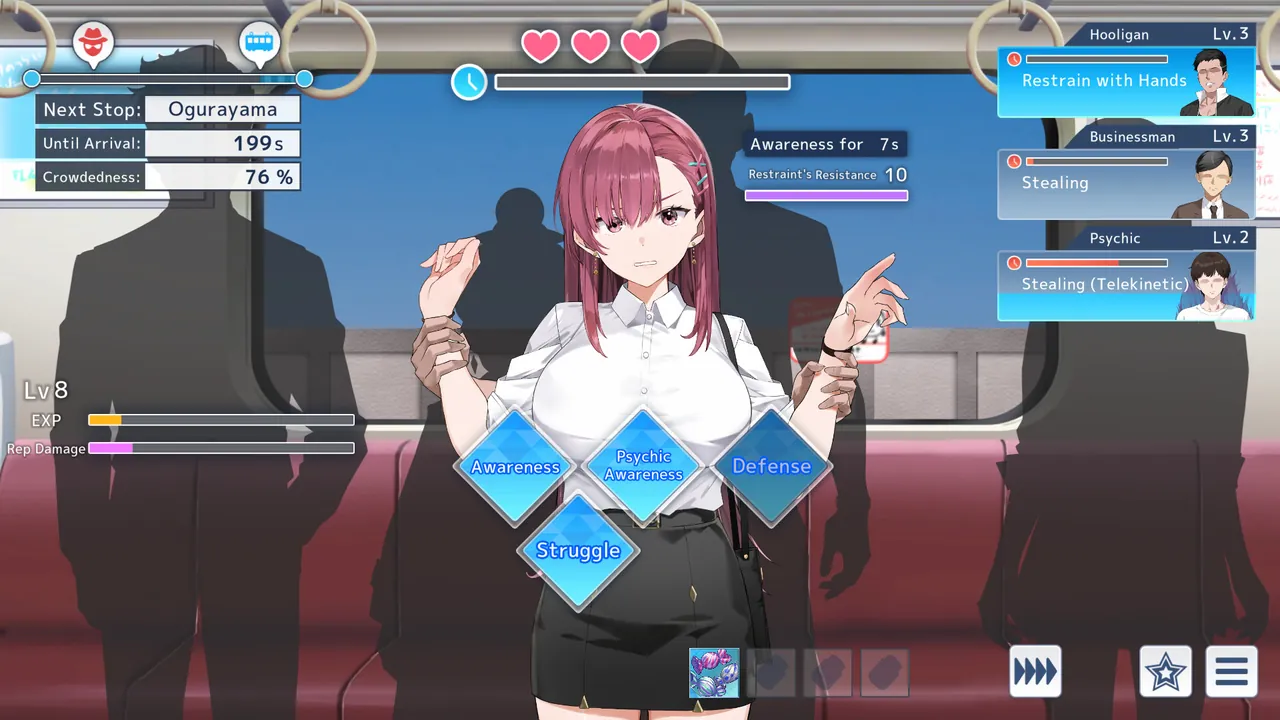 Rina's Undercover Train Operation - captura de pantalla