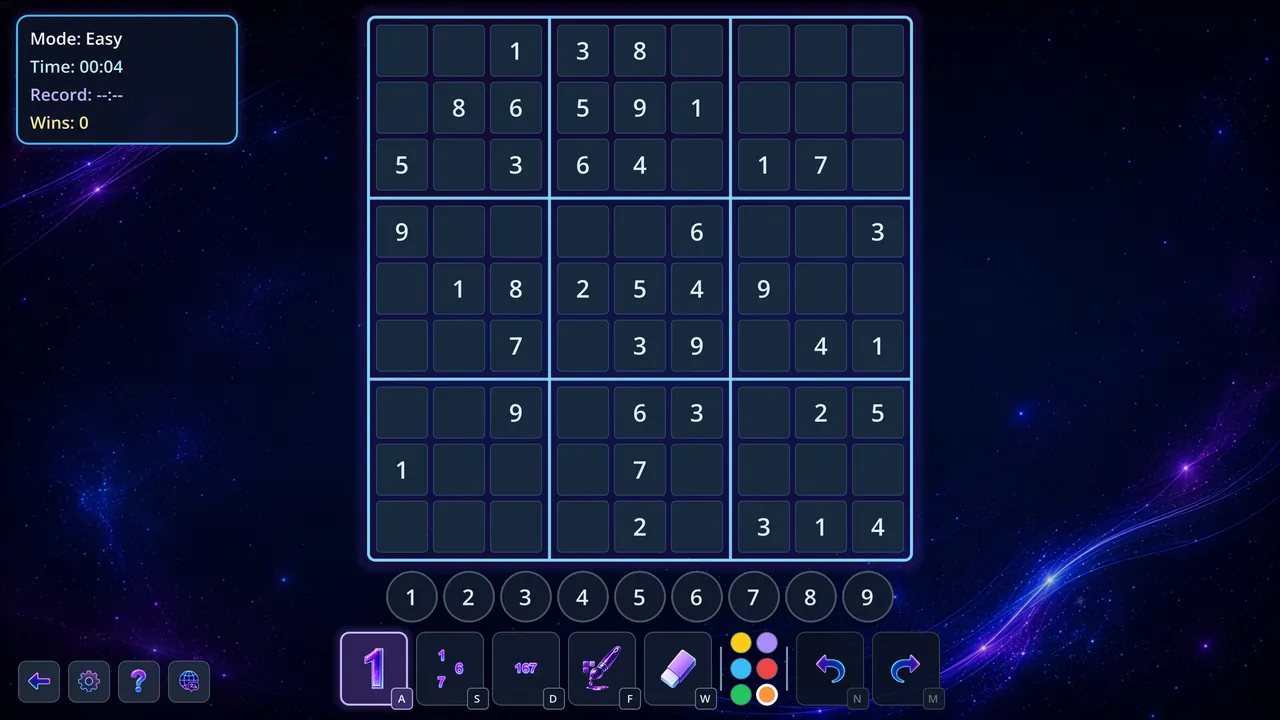 Sudoku Infinity - captura de pantalla