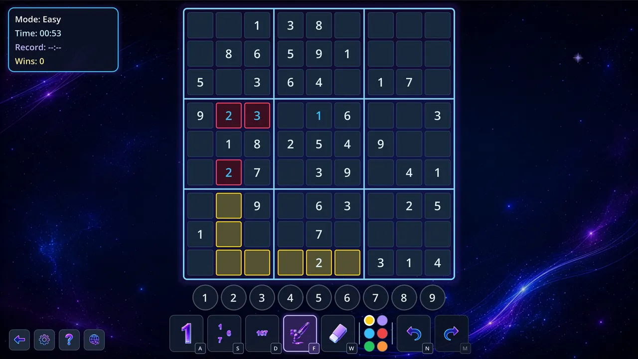 Sudoku Infinity - captura de pantalla