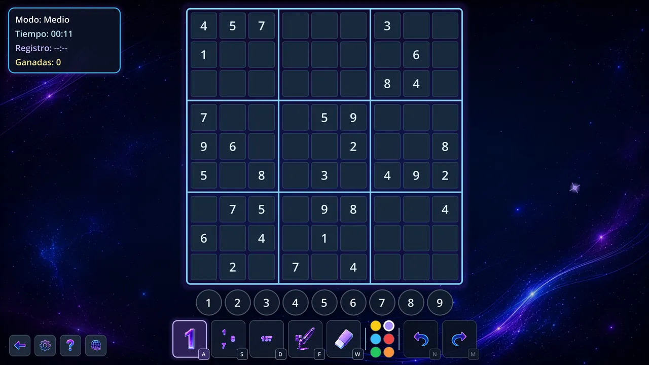 Sudoku Infinity - captura de pantalla