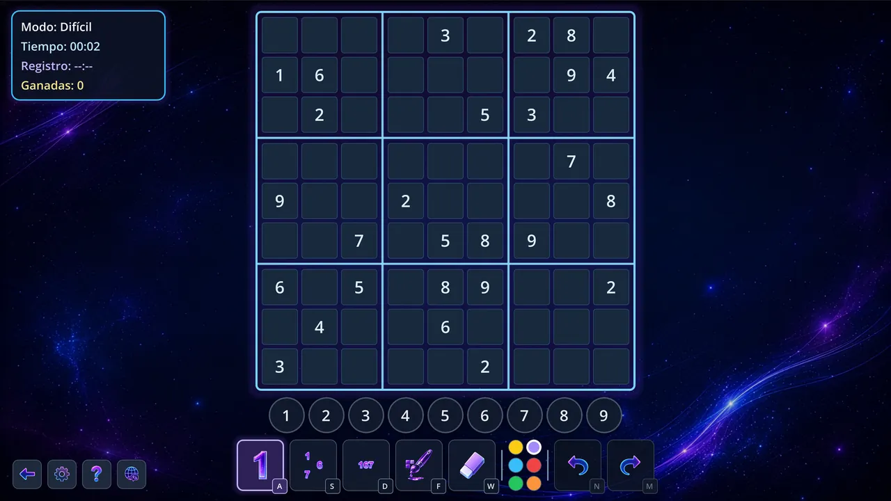 Sudoku Infinity - captura de pantalla