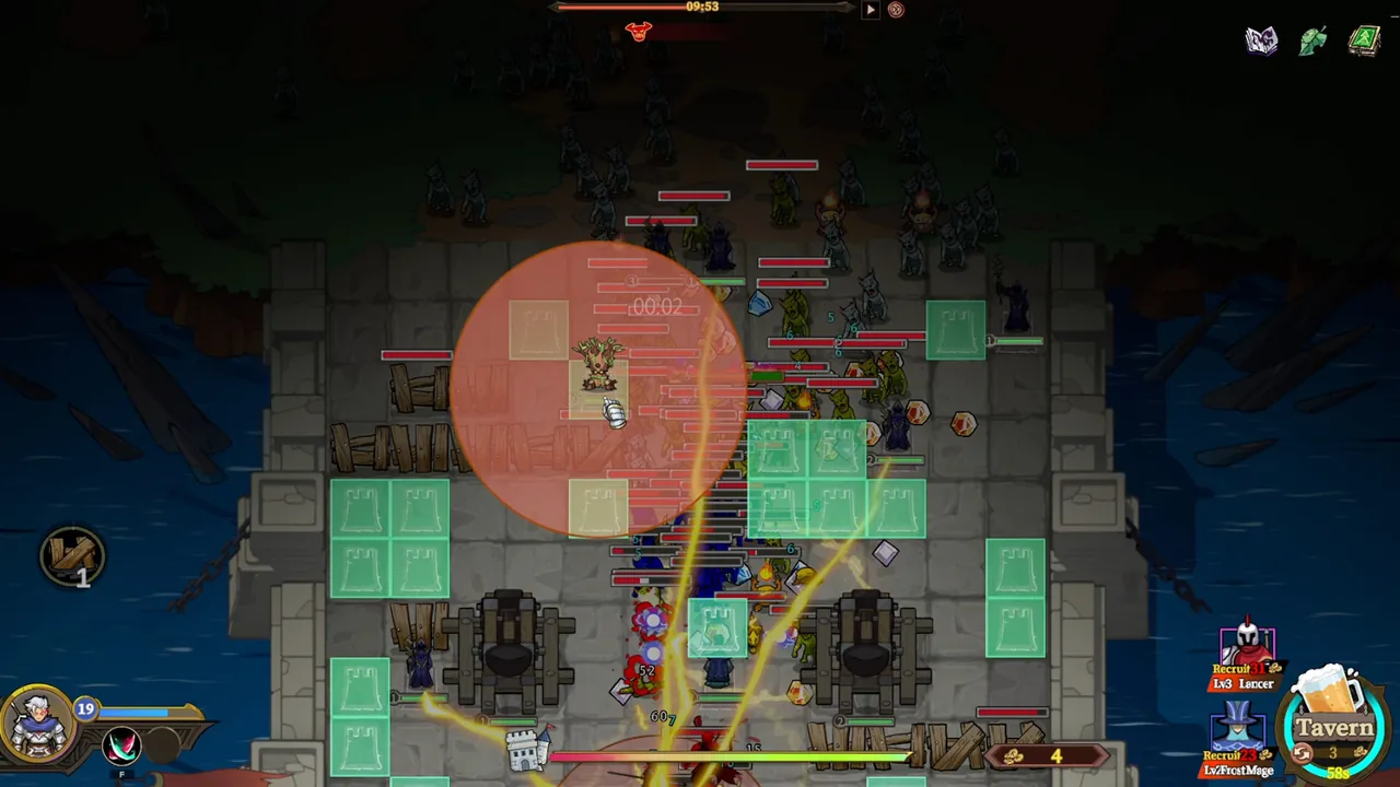 The Gate Must Stand: A Tower Defense Survivor - captura de pantalla