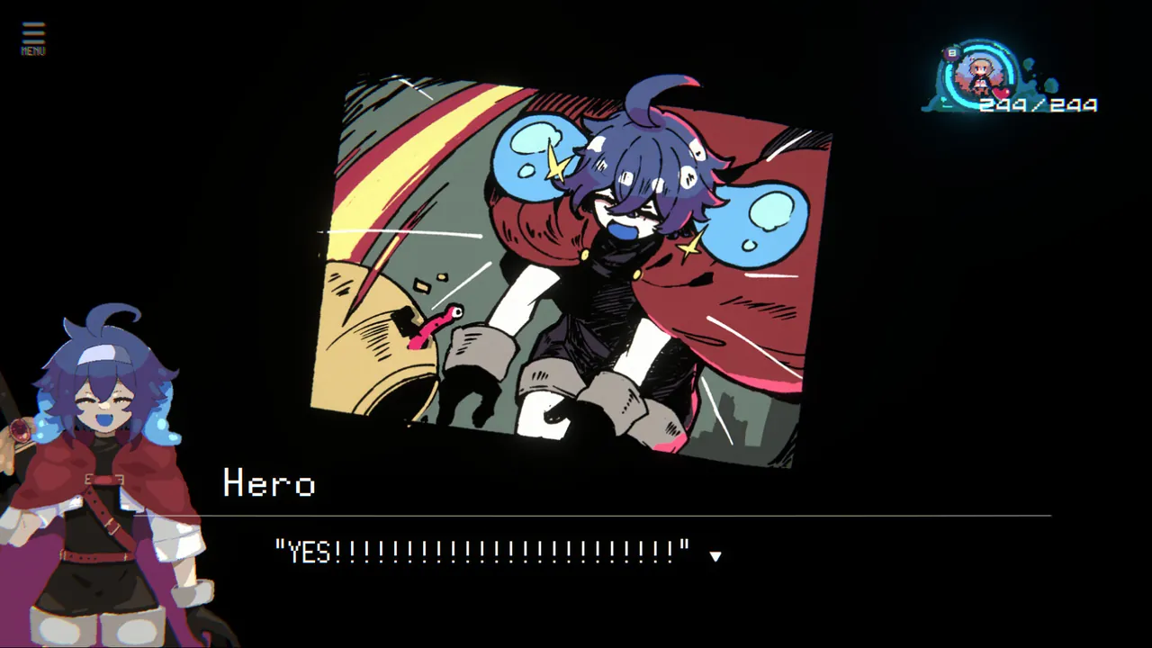 勇者パーティはぜんめつしました。 - captura de pantalla