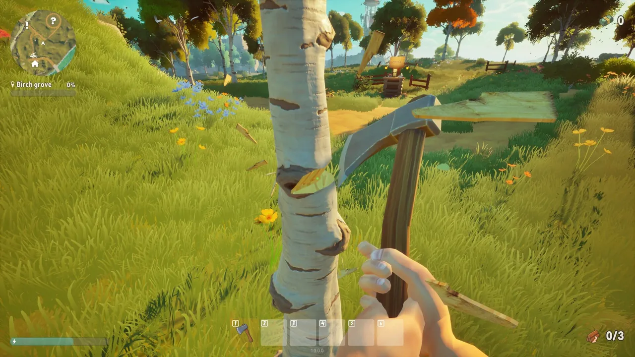 A Game About Chopping Trees - captura de pantalla