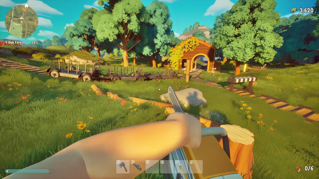 A Game About Chopping Trees - captura de pantalla
