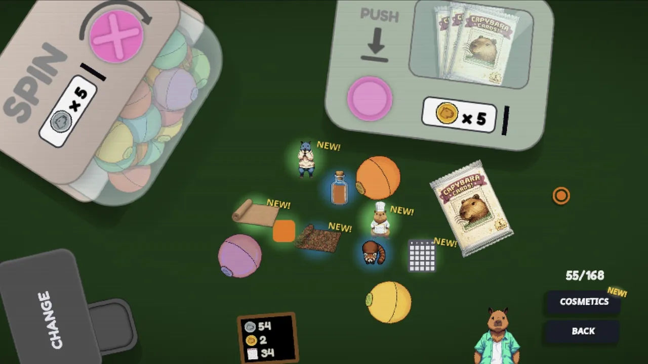 Capybara Bingo - captura de pantalla