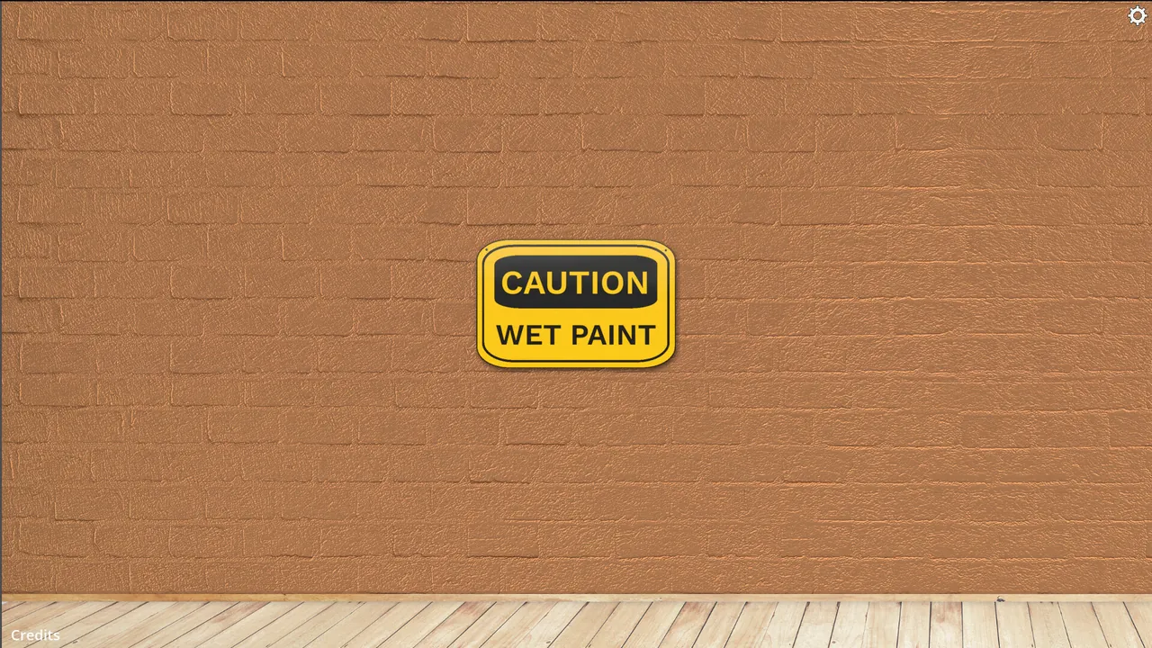 CAUTION WET PAINT - captura de pantalla