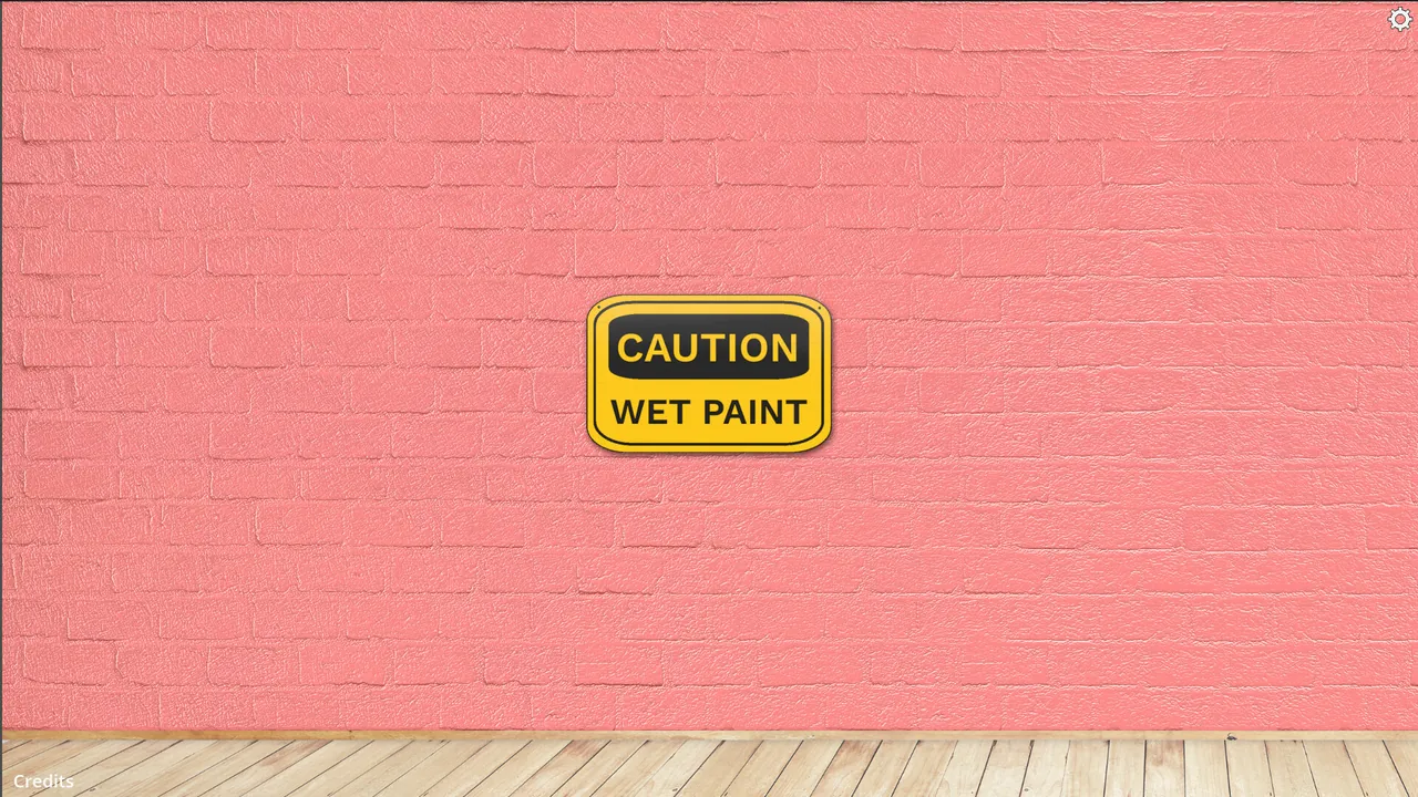 CAUTION WET PAINT - captura de pantalla