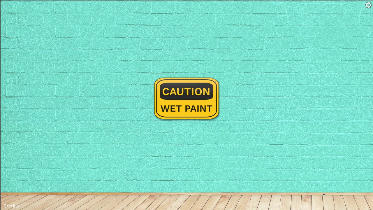 CAUTION WET PAINT - captura de pantalla