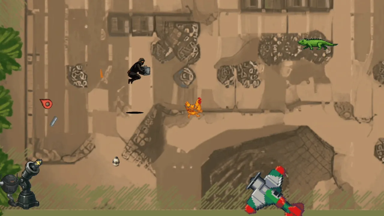 Chicken Battlefield - captura de pantalla