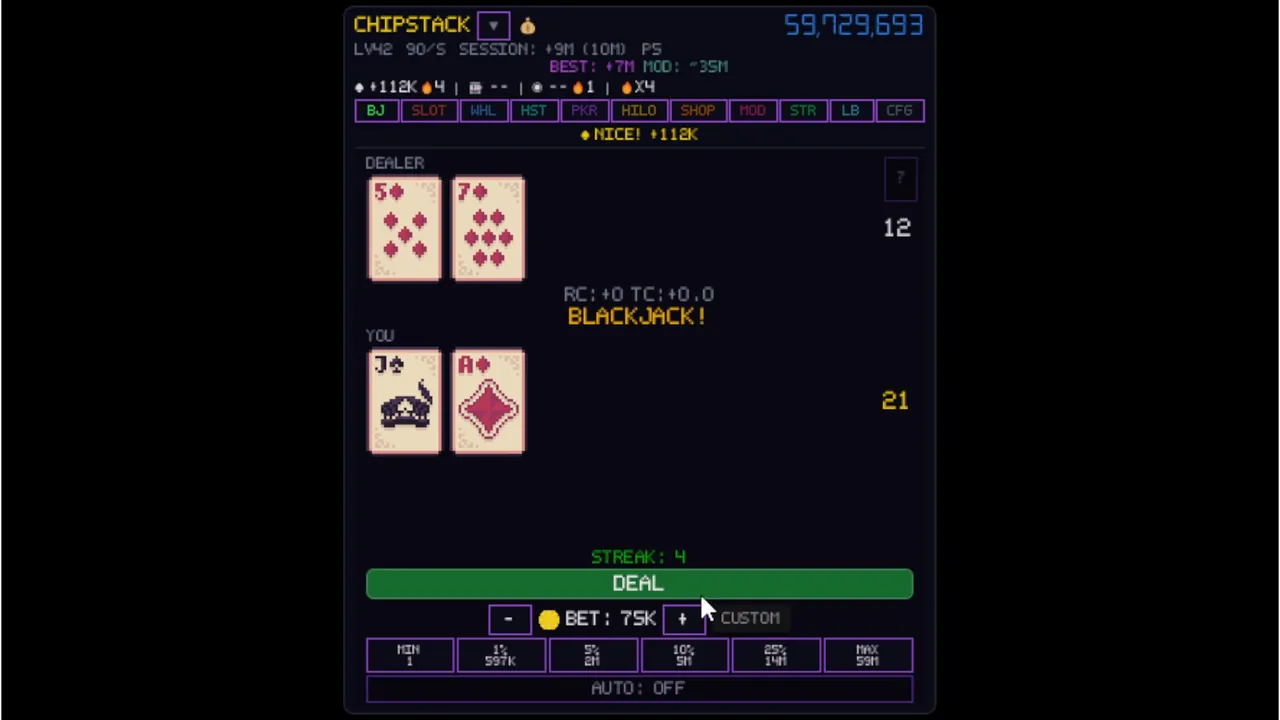 CHIPSTACK - captura de pantalla