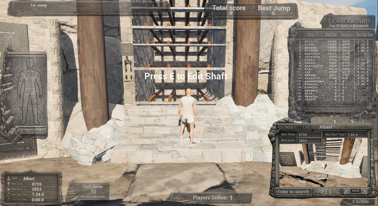 Down The Stairs: The Game - captura de pantalla
