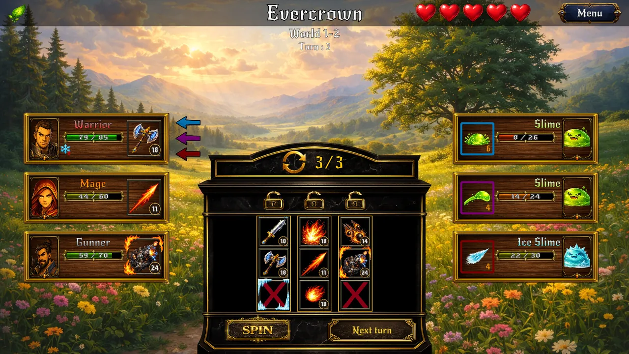 Evercrown - captura de pantalla