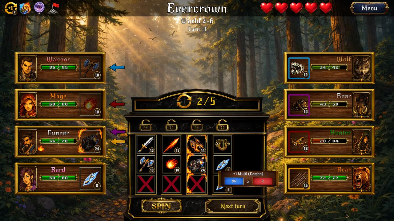 Evercrown - captura de pantalla
