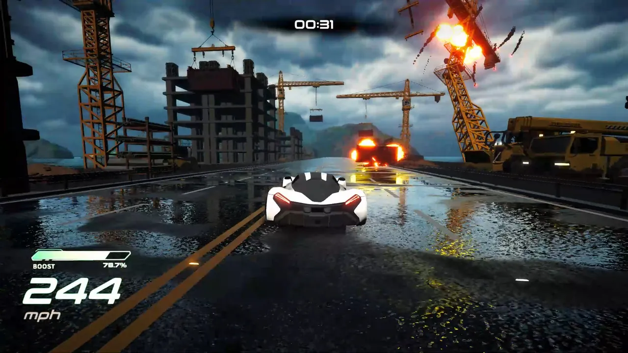 Explosive Track - Crazy Action Arcade Racing - captura de pantalla